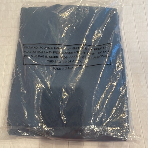 Bob Mackie wearable art maxi skirt stretch knit chambray smokey blue  lined 3X - Picture 8 of 11